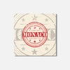 Unbranded Monaco Grunge 4'' X 4'' Square Wooden Coaster