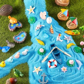 100 Pieces Mini Resin Charm Duck Tiny Animal Figurine Miniature Duck Figurine Tiny Animal Figurine Micro Landscape Aquarium Dollhouse Ornament for Christmas Accessory (Funny Style)