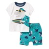 warmstraw Baby Boy Summer Outfits Shirt Short Sets Casual 2Pcs