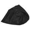Fire Pit Cover Round Black Waterproof Dustproof Polyester Fiber Firepit