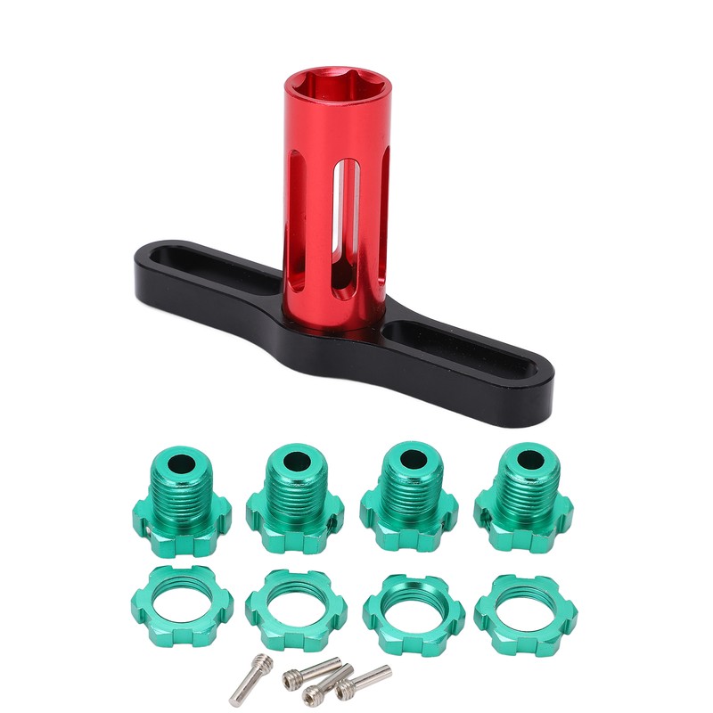 4 Set 17mm Hex Nuts Splined Wheel Hubs with Removal