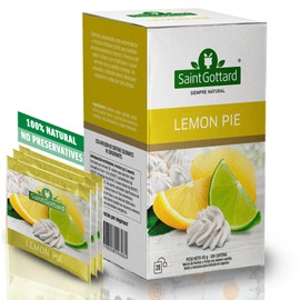 Saint Gottard - Lemon Pie Herbal Tea, Caffeine-Free Dessert-Inspired Blend with Natural Notes, Ideal for Sweet Moments Without Caffeine - (2 Pack de 20) (Lemon Pie)