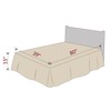 Mellanni Bed Skirt Twin XL Size - Bed Skirting -