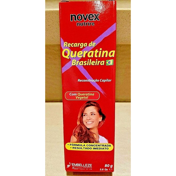 Brazilian Hair Treatment Recarga De Queratina 80 g.Resultado Inmediato
