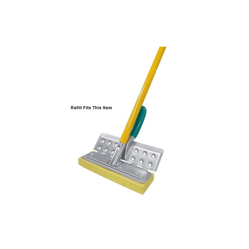 HOMEMAID® Cellulose Scrubber Refill - Metal Squeeze Sponge Mop Replacement
