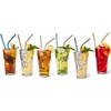 JABs 12 Silver Stainless Steel Straws Reusable Straight Straws and