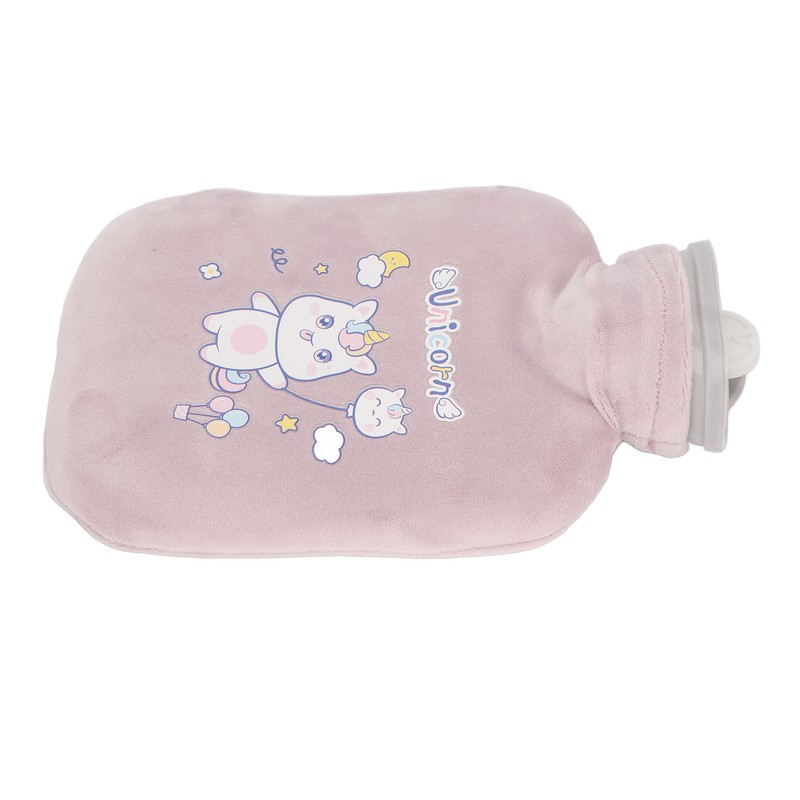 Hot Water Bottle with Soft Cover Student Home Portable Cute