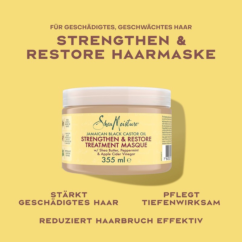 SheaMoisture Strength & Restore Treat Mask for Natural, Chemically Treated