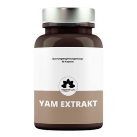 Yam Root Capsules High Dose 300 mg - Vegan Mexican Wild Yam Extract Support for Women, Women Power of VitaminFuchs