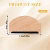 Ptwola 4PCS Cashmere Sweater Comb Beech Wood Manual Wool Fuzz