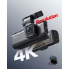 REDTIGER F7N 4K Dash Cam Front and Rear,Built-in WiFi GPS