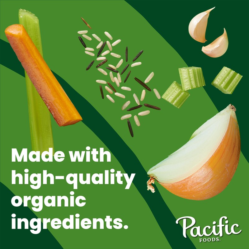 Pacific Foods Organic Lightly Salted Chicken and Wild Rice Soup,