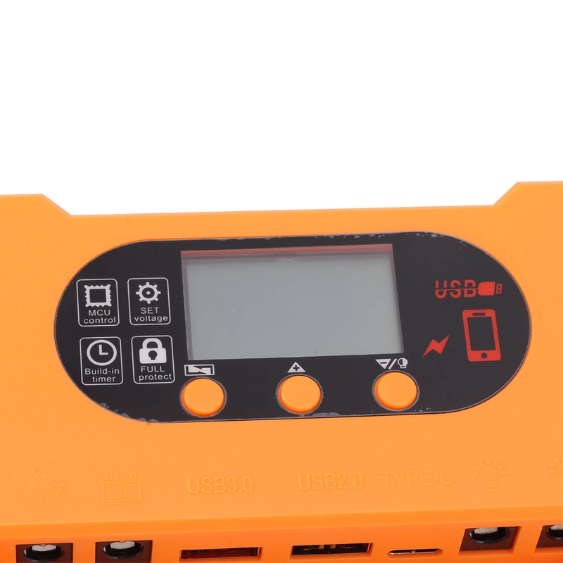 Solar Charge Controller 12V 24V Dual USB Type C Fast