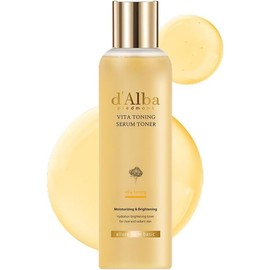 d'alba Piedmont White Truffle Vita Toning Serum Toner, Glass Skin Effect with Double Vitamin Skin Care, Face Moisturiser (180 ml)
