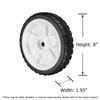 Fourtry 119-0311 Front Wheels for Toro 22" Recycler Mower, 137-4832