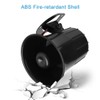 110 dB Sirena de alarma con cable, DC 12V Sirena