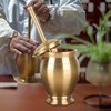 Gralara Copper Mortar and Pestle Set - Easy to Clean