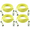 Adam Hall Cables K3MMF1000YEL Microphone Cable 10 m Yellow XLR