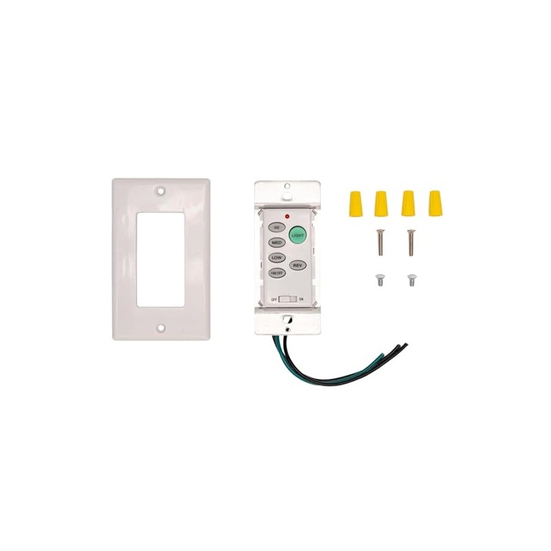 UC9051T 3 Speed Ceiling Fan Wall Control Replacement, Fan Speed,