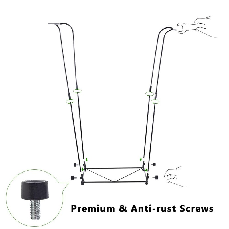 Viterlight Trash Bag Holder, Metal Garbage Bag Holder, 30-45 Gallon
