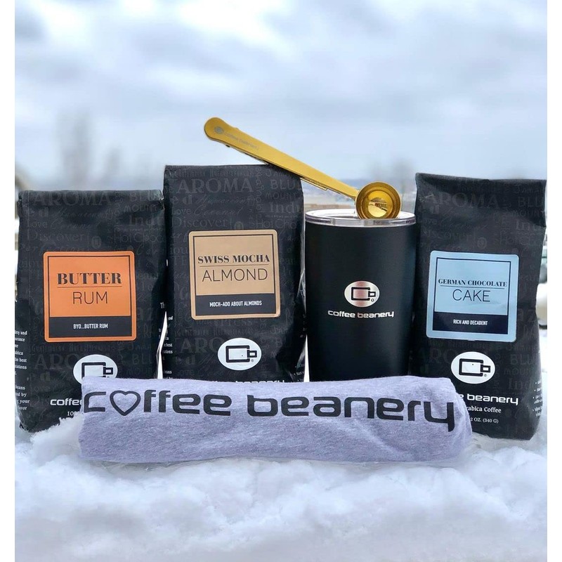 Dark Chocolate Almond Flavored Coffee, Specialty Arabica Coffee, Medium Roast,