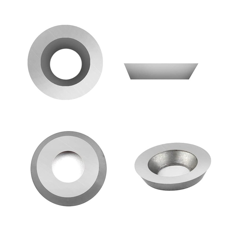 CDBP 15mm(3/5 inch) Round Carbide Inserts for Woodturning, R15×2.5mm Indexable