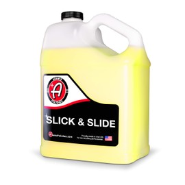 Adam's Polishes Slick & Slide Detail Spray - Hyper Slick Polymer Resin Technology Car Wash Spray Sealant - Car Wax Top Coat Quick Detailer Provides Superior Gloss, Shine, & Slickness (Gallon)