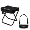 NORDPEAK Compact Foldable Stool with Shoulder Strap, Heavy Duty 350lbs