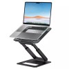 tounee Laptop Stand for Desk Adjustable Height, Telescopic 360 Rotating