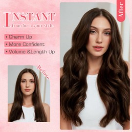 S-noilite Clip in Hair Extensions Real Human Hair 20 Inch Bleach Blonde Hair Extensions Remy Human Hair Clip In For Women Double Weft 8PCS Clip on Extension 150g #613