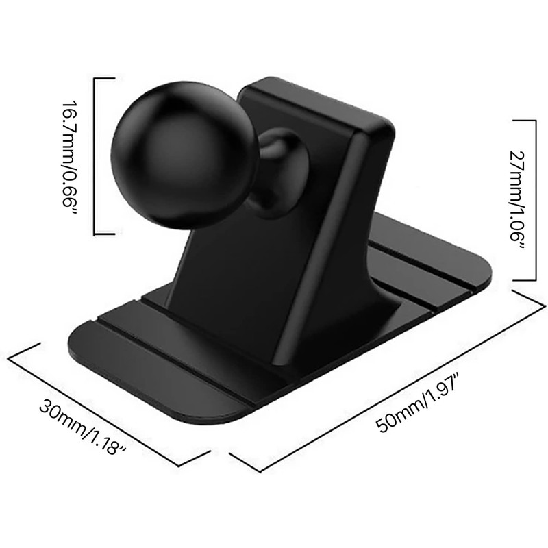 Soporte para teléfono celular, para salpicadero, universal, para coche, base