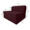 Amfuton Sleeper Chair Folding Foam Beds, Portable Sofa Bed Sit