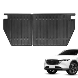 Yonugli Custom Fit for 2017-2024 Mazda CX-5 Rear Seat Backrest Mats All Weather Rubber Protection Mat Accessories (Mazda CX5 Backrest Mats)