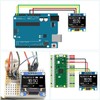 APKLVSR 3 x 0.96 Inch OLED Display I2C 128 x