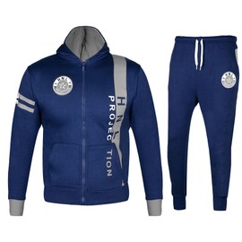 Chándal para niños HNL con diseño de proyección y sudadera con capucha y botom para correr de 7 a 13 años