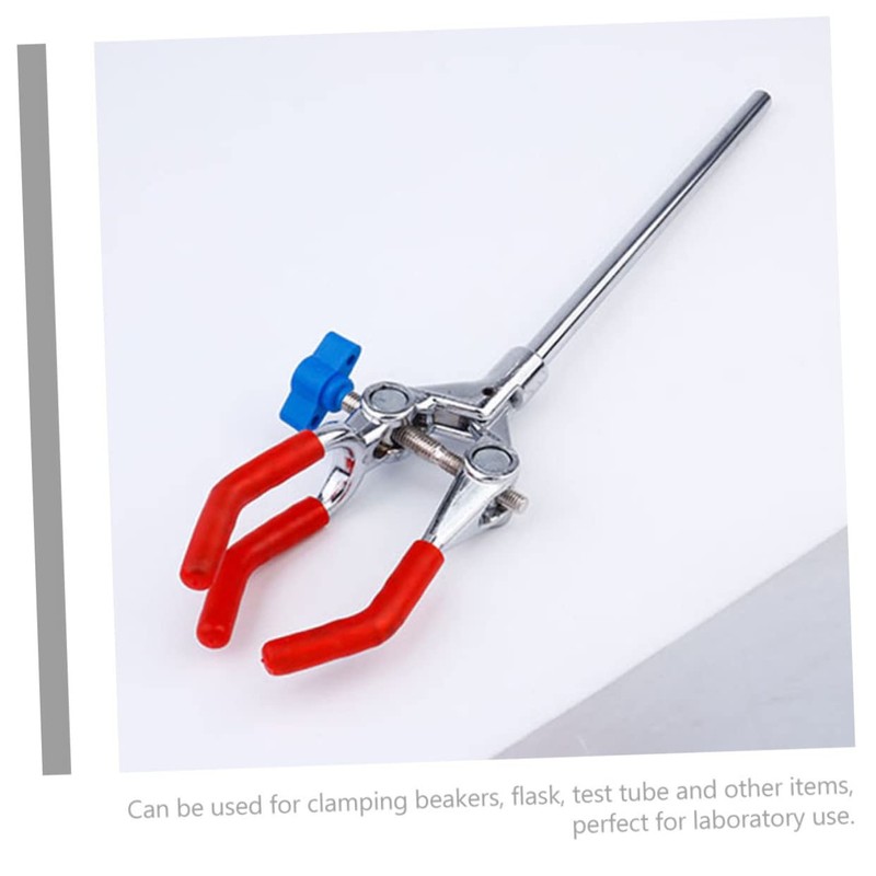 Ipetboom Adjustable Flask Clamp Prong Test Tube Holder Laboratory Clamp