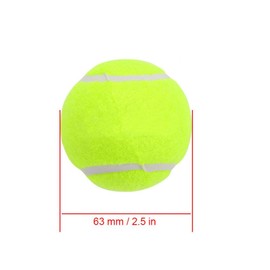 VGEBY Tennis Balls, Pressureless Training Balls, Sports Equipment, Pack of 3