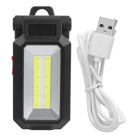 Mini Folding LED COB Work Light Magnetic Lamp Adjustable Brightness with Hook for Outdoor Repair USB RechargeableW559