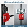 Puroma 2 Pack Combination Lock 4 Digit Locker Lock Outdoor