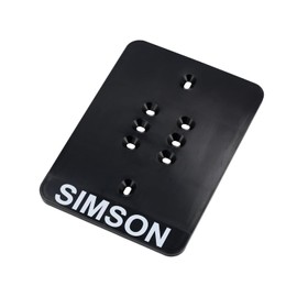 SIMSON License Plate Holder - Carrier Plate for Foil Number Plate
