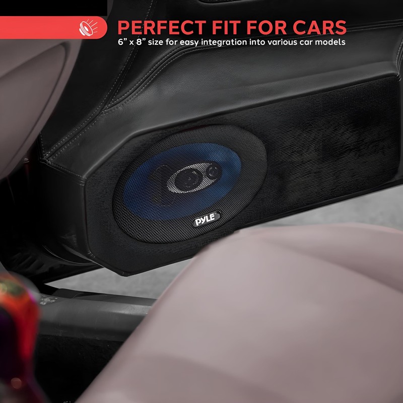 Pyle 6.5" Three-Way Sound Speaker System-180 W RMS/360W Power Handling