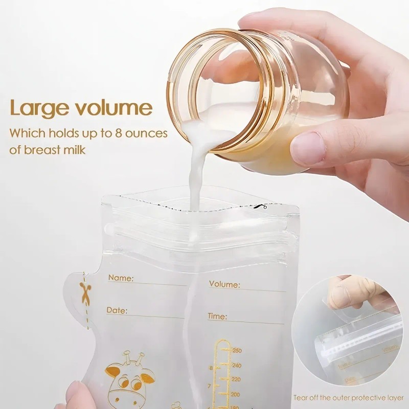 Bolsas Para Almacenar Leche Matern 55 Pcs Con Bolígra