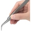 Solasta Two Pcs Tweezer Anti-Static Stainless Steel Non-Magnetic for Diamond