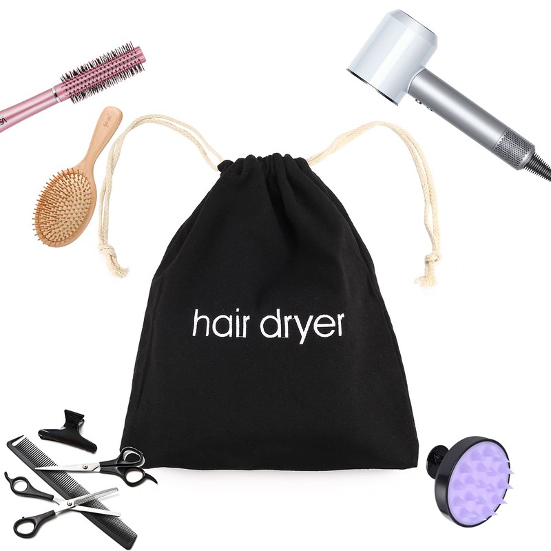ERKXD Hair Dryer Bags Drawstring Bag Container Hairdryer Bag for