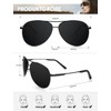 ANYLUV Polarised Sunglasses Men Women Premium Metal Frame Unisex with