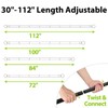 Long Curtain rods 66 to 110 inch Easy Install, Adjustable