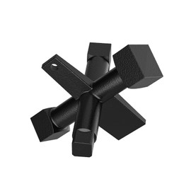 Ximoon 6 Way Cleanout Plug Wrench Replacement for Pasco J40042 Plumbing Wrench, Heavy Duty Iron Countersunk Clean Out Plugs Drum Traps Plumbing Tool - Black