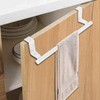 Coufce 2 Pack 9 Inch Towel Holder, White Bathroom Towel