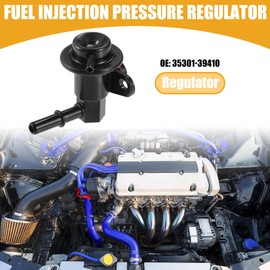 X AUTOHAUX Fuel Injection Pressure Regulator No.35301-39410 - Car Fuel Pressure Regulator - for Kia Sorento 2003-2006 Metal Black - 1 Pc