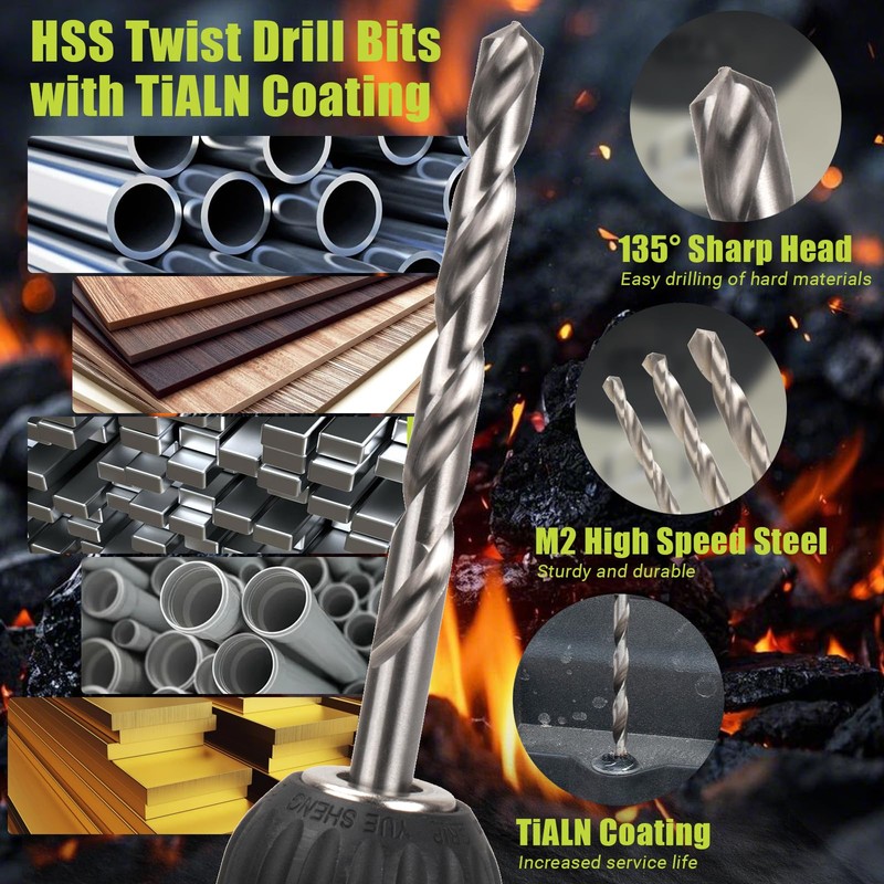 KAKILFOB Broken Bolt Extractor, 25 PCS Extractor Set, Easy Out